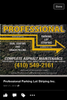 Professional parking lot striping inc. Photo